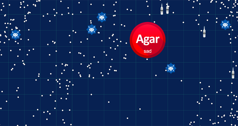 Agar Game Dashboard (NodeJS Multiplayer)