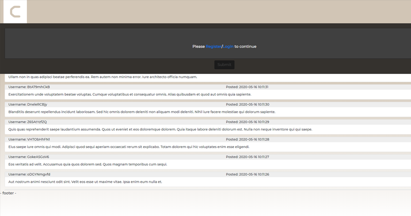 Realtime Comment System